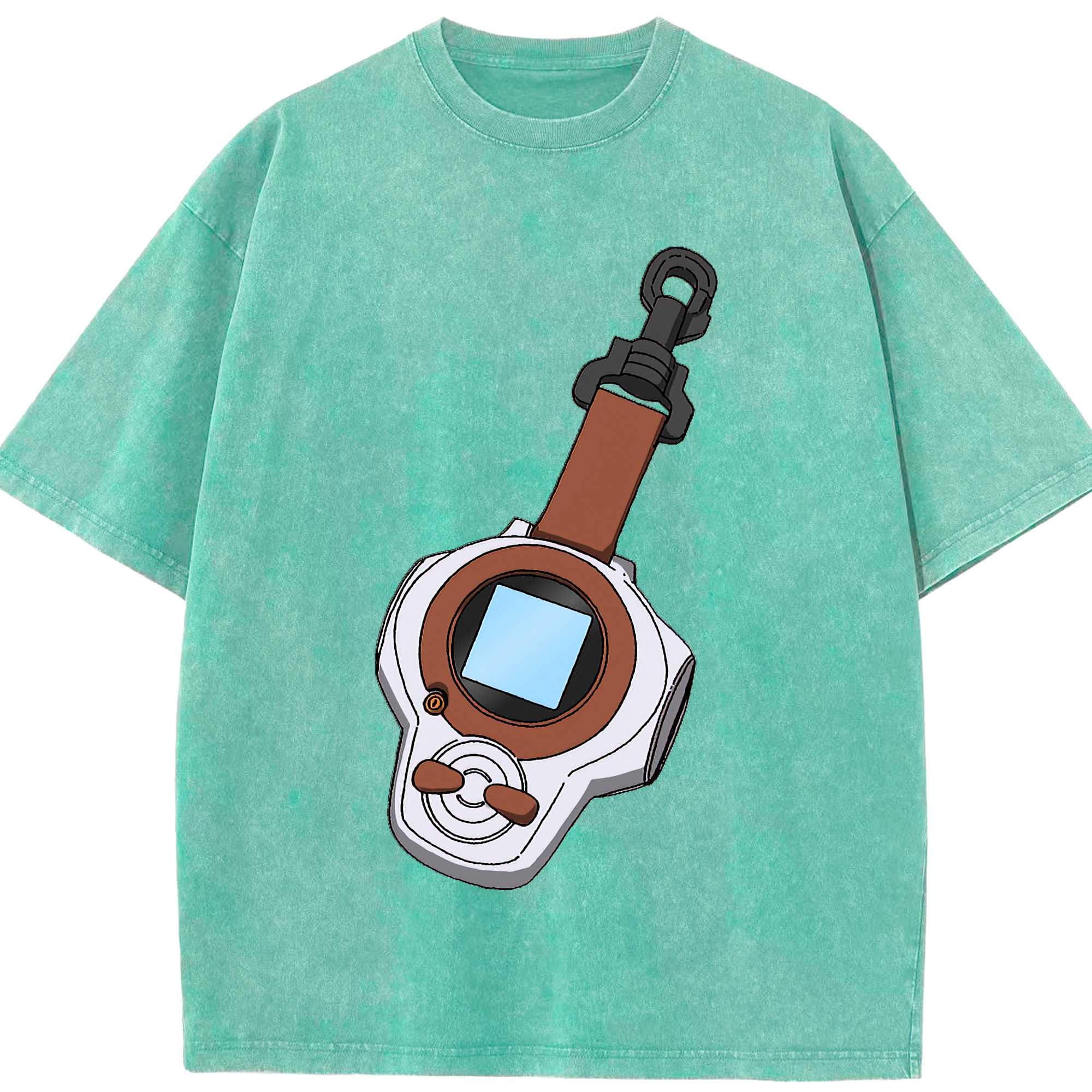 （画像用） Digimon デジタルモンスター/デジモン 綿100% ヴィンテージ風 半袖Tシャツ（フロントプリント）